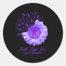 Recherche de faith hope love autocollants Sensibilisation