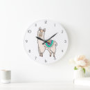 Recherche de alpaga horloges Dessin animé