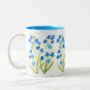 Recherche de fleurs bleues tasses Mère