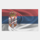 Recherche de national flag autocollants Flag of serbia