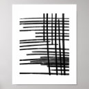 Recherche de rayures noires et blanches posters Abstrait