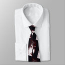 Recherche de cheveux noirs cravates Noir et blanc