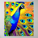 Recherche de paon posters Oiseau exotique