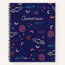 Recherche de planète carnets Motif