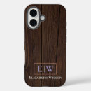 Recherche de bois foncé iphone coques Monogramme