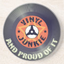 Recherche de vinyle dessous de verres Vintage
