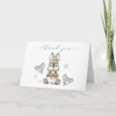 Recherche de lapin neige vœux cartes Pour enfants