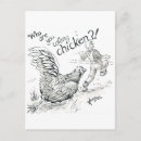 Recherche de chasse cartes postales Poulet