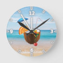 Recherche de cocktail de plage horloges Vacances