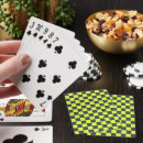 Recherche de damier jeux de cartes Vert