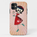 Recherche de fille de crâne iphone coques Goupille