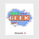 Recherche de geeks autocollants Pixel