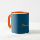 Recherche de bleu turquoise tasses Monogramme