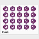 Recherche de couleur solide autocollants Violet