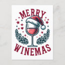 Recherche de vin drôle cartes postales Xmas