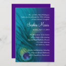 Recherche de peacock invitations Quinceanera