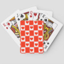 Recherche de damier rouge jeux de cartes Rouge et blanc
