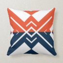 Recherche de bleu et orange coussins Élégant