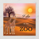 Recherche de zoo mariage invitations Safari