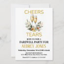 Recherche de farewell party invitations Adieu