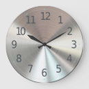 Recherche de argent métallique horloges Moderne