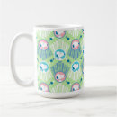 Recherche de motif de bande dessinée tasses Pastel