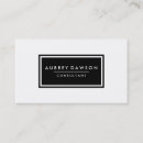 Recherche de cadre noir cartes visite Consultant