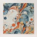 Recherche de organique puzzles Abstrait