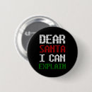 Recherche de peu de noël badges Drôle