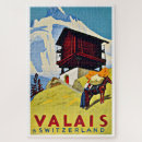 Recherche de vintage travel puzzles Switzerland