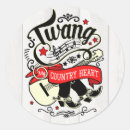 Recherche de musique country autocollants Pays