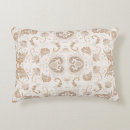 Recherche de paisley coussins Brun