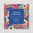 Recherche de motif coloré cartes visite Pour elle