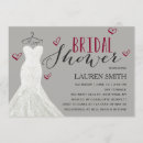 Recherche de douche nuptiale à la mode invitations Moderne