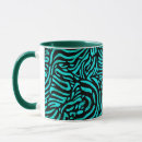 Recherche de zèbre vert tasses Motif