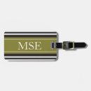 Recherche de olives noires bagages étiquettes Monogramme