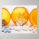 Recherche de médicament posters Blanc