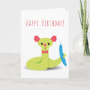 Recherche de serpent mignon vœux cartes Drôle