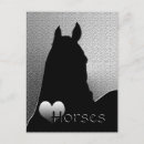 Recherche de coeur de cheval cartes postales Mignon
