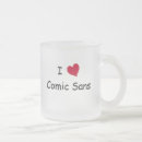 Recherche de comic sans tasses Amour