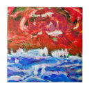 Recherche de peinture moderne carreaux Paysage