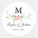 Recherche de monogramme f autocollants Botanique