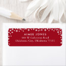 Recherche de holiday labels Rouge