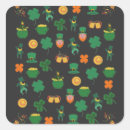 Recherche de motif celtique autocollants Shamrock