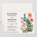 Recherche de de paon mariage invitations Pour elle