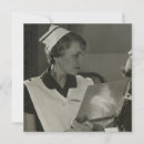 Recherche de infirmière vintage vœux cartes Photographie