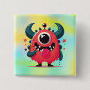 Recherche de petit monstre badges Adorable