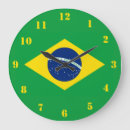 Recherche de drapeau du brésil horloges Brésilien