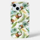 Recherche de noix de coco iphone coques Aquarelle