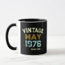 Recherche de anniversaire 1976 tasses Rétro